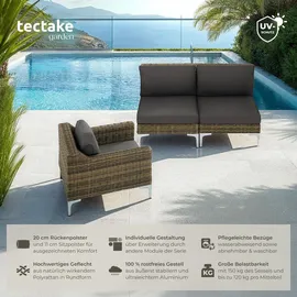 Tectake Modulares Rattanset Villanova kein Aufbau