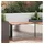 vidaXL Gartenbank 80 x 40 x 43 cm Edelstahl Silber