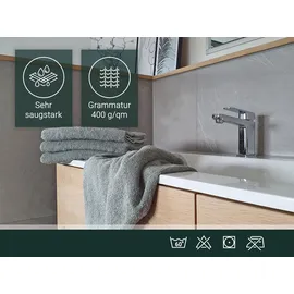 ZOLLNER Handtuchset 10-tlg. grau