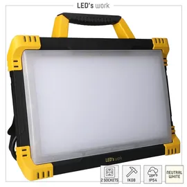LED's Work Arbeitsleuchte Polycarbonat 80 W neutralweiß gelb
