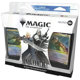 Hasbro Magic: The Gathering – FINAL FANTASY Einsteigerpaket – Lerne Magic mit 2 spielfertigen Decks (Deutsche Version)