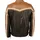 Top Gun Lederjacke Dunkelbraun/Cognac XXL