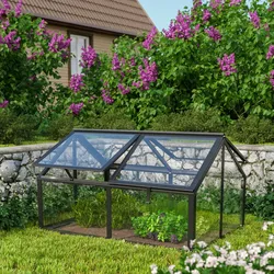 Vitavia Hochbeet "Gamma",schwarz,124 x 89 x 71 cm (ohne Unterbau)