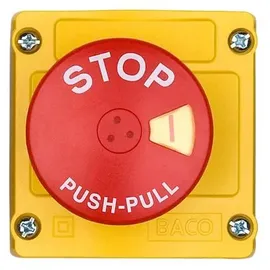 BACO LBX130111 Not-Aus-Taster im Gehäuse 240 V/AC 2.5A 1 Öffner IP66 1St.