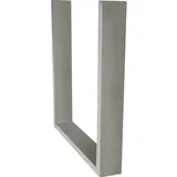 Simausrom Bankkufe Regular Slim 412 mm Edelstahl gebürstet