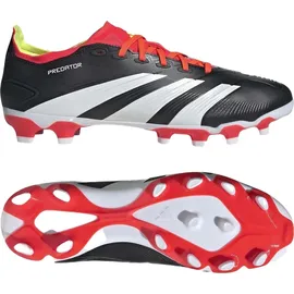 adidas Predator 24 League Low MG Herren Core Black/Cloud White/Solar Red 44