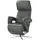 Hukla Relaxsessel Pierre Leder 75 x 126 x 177 cm Grau elektrisch