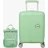 Mini 4-Rollen Kindertrolley 47 cm / 22 l pastel green