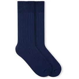 Von Jungfeld Merino Wollsocken 1 Paar Blau 36-40