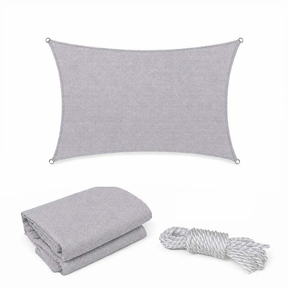 Rana Sonnensegel rechteckig 3x4 m grau