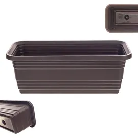 Kadax Blumenkasten 40 x 11,5 x 14,5 cm Braun