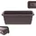 Kadax Blumenkasten 40 x 11,5 x 14,5 cm Braun