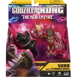 Playmates Toys - Godzilla × Kong: The New Empire - 12,5 cm Suko mit Wart Dog