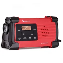 Patagonia DAB+ Outdoor-Radio DAB / DAB+ / FM Kurbelaufladung USB   SOS-Alarm wasserdicht Rot