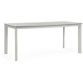 BIZZOTTO Alcora Esstisch 180 x 90 x 75 cm Beige/Grau/Weiß
