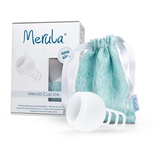 Merula Cup ice (transparent) - One size Menstruationstasse aus medizinischem Silikon