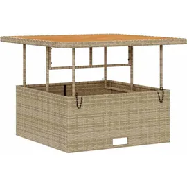 vidaXL Garten Essgruppe 3-tlg. Beige