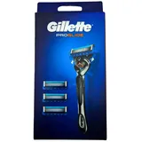Gillette ProGlide Rasierer + 4 Rasierklingen mit 5-fach Klinge, Geschenk für Männer