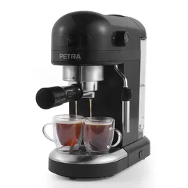Petra Barista PT5240BVDE schwarz mit Milchaufschäumer
