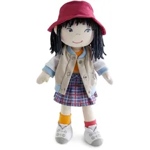 HABA 2011829001 - Puppe Yuki Stoffpuppe, 30 cm