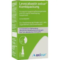 axicur Levocabastin axicur Kombi.0,5 mg/ml 4ml AT + 5ml Nasenspr.