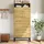 Okwish Schuhschrank 63 x 147 x 24 cm 3 Klappen / beige