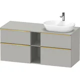 Duravit D-Neo Konsolenwaschtischunterbau wandhängend Betongrau Matt 1400x550x664 mm à DE4970R3407000 DE4970R34070000,