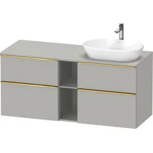 Duravit D-Neo Konsolenwaschtischunterbau wandhängend Betongrau Matt 1400x550x664 mm à DE4970R3407000 DE4970R34070000,