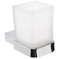 Glashalter NEW YORK von ROMAN DIETSCHE - mit Glas - chrom/satiniert - 853410