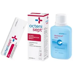 Octenisept Spray + Octenisept Wundgel + Desmanol Care SET St