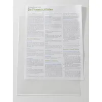 Rapesco RAPESCO® Sichthüllen DIN A4 transparent genarbt 0,10 mm