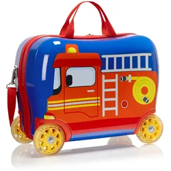 Heys  Kids Aufsitztrolley Fire Truck 40,5 cm   4 Rollen - Blau