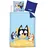Bluey Kinderbettwäsche Blau 140 x 200 cm + 65 x 65 cm