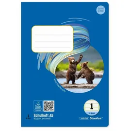 Staufen Staufen® Schulhefte Style Lineatur 1 liniert Rand, rundum