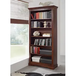 Massivmoebel24 Bücherregal 97 x 35 x 200 cm Braun