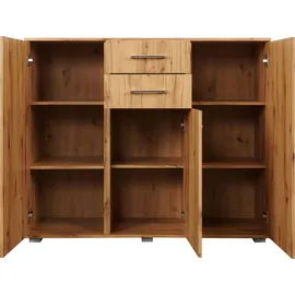 Priess Lindau 123 x 103 x 38 cm Beige / Braun