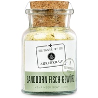 Ankerkraut Sanddorn Fish Rub, Gewürz für Fisch, Taste of Ostfriesische Inseln, 125 g im Korkenglas