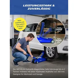 Michelin Wagenheber Stahl 2T blau