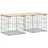 deluke Gabionenbank 103 x 44 x 42 cm
