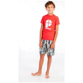 Protest Berents Kurzarm-rash Guard - Scarlet Red | 176