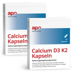 Calcium D3 K2 Kapseln von apodiscounter