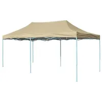 vidaXL Pop-Up 3 x 6 m cremeweiß