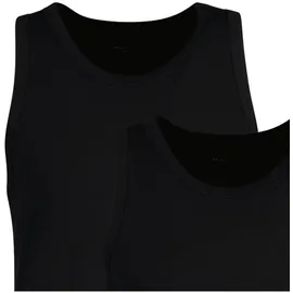 GANT Herren Unterhemd 2er Pack - TANK TOP, Rundhals-Shirt, ärmellos, Stretch Cotton schwarz, L