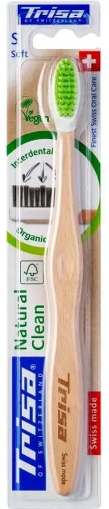 Trisa Natural Clean Holzzahnbürste