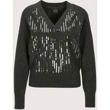 Madeleine Longpullover grau / silber 40