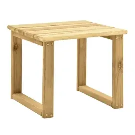 vidaXL Garten-Sonnenliege mit Tisch Kiefernholz Imprägniert