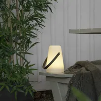 StarTrading LED Laterne Dekoleuchte Tischleuchte warmweiß Batterie Timer Außen