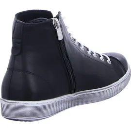 Andrea Conti Damen High Top Sneaker Schnürer Leder dynamisch 0341500, Schwarz 39