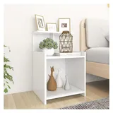 vidaXL Nachtschrank 2 Stk. 40 x 35 x 60 cm Weiß