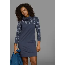 KangaROOS Sweatkleid Marine/Weiß 36/38